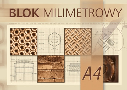 Blok milimetrowy A4 20k. Kreska